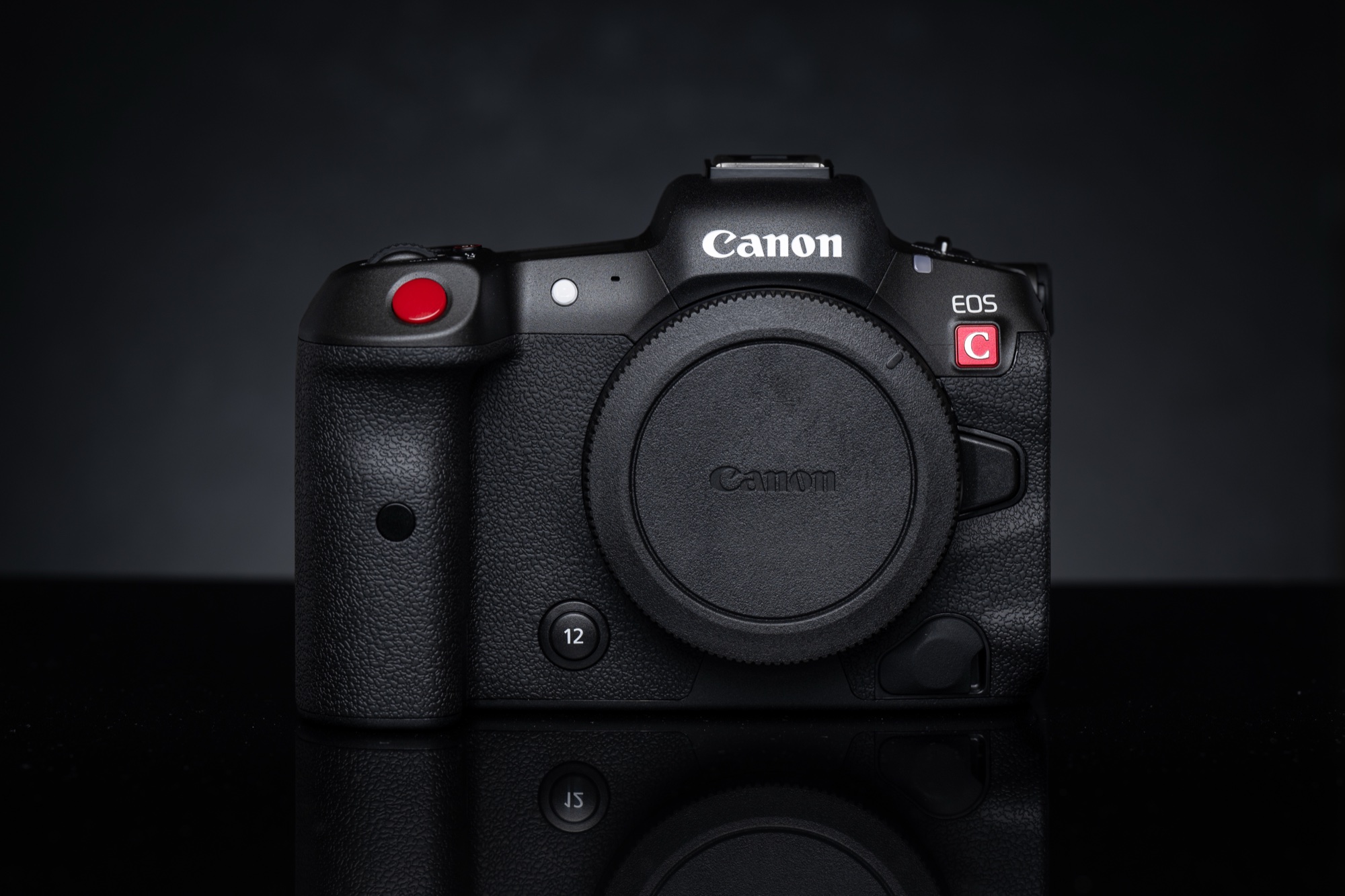 Canon EOS R5 C camera body, front view